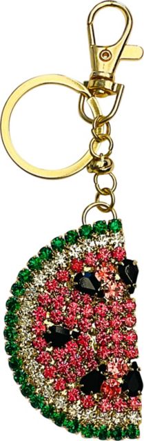 BAG CHARM PAVE WATERMELON GLD