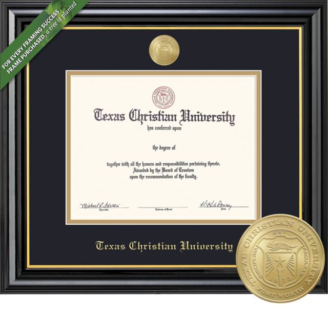 Texas Christian University Coronado Diploma Frame