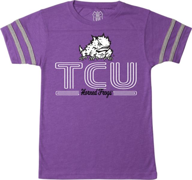 Texas Christian University Horned Frogs Youth Backfield Short Sleeve T-Shirt