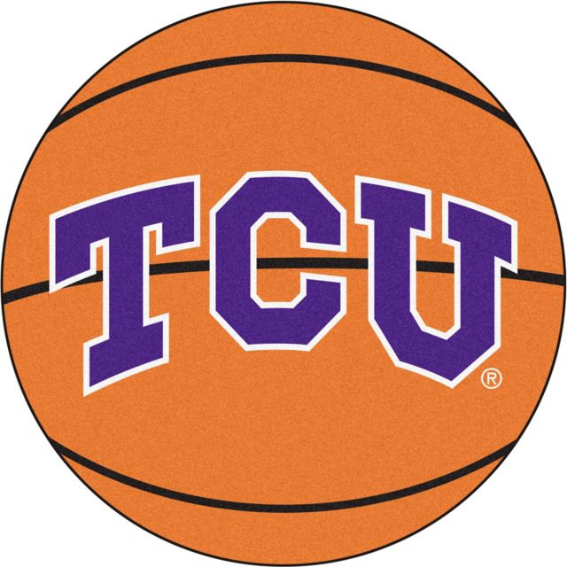 TCU Basketball Mat 27'' diameter  - ONLINE ONLY