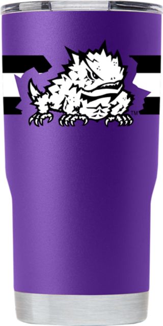 Texas Christian University 20 oz. Vacuum Insulated Striped Tumbler