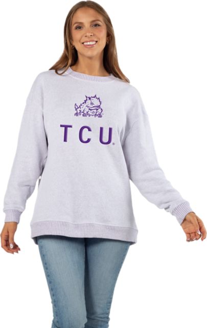 Texas Christian University Women's Warmup Crewneck Sweatshirt