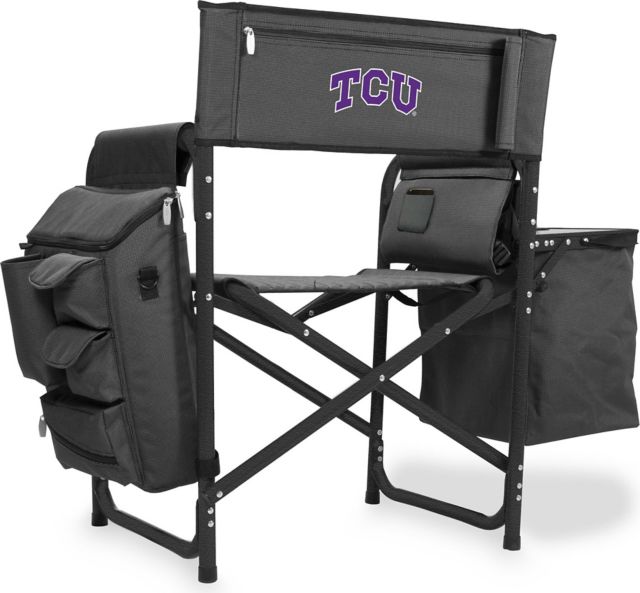 Texas Christian University Backpack Chair With Cooler - ONLINE ONLY