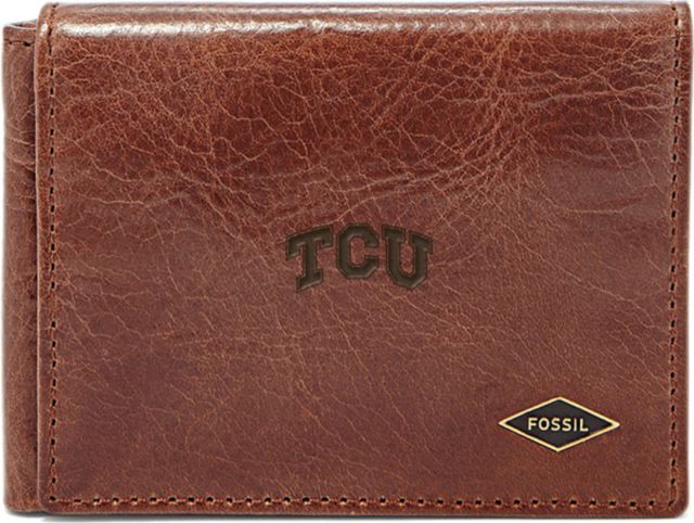 Fossil Leather Ryan RFID Execufold - Brown - ONLINE ONLY