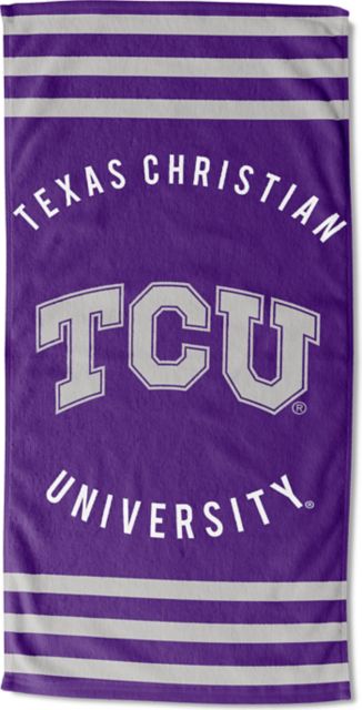 NCAA Stripes Beach Towel - ONLINE ONLY