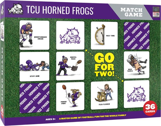 Texas Christian University Horned Frogs Memory Match Game