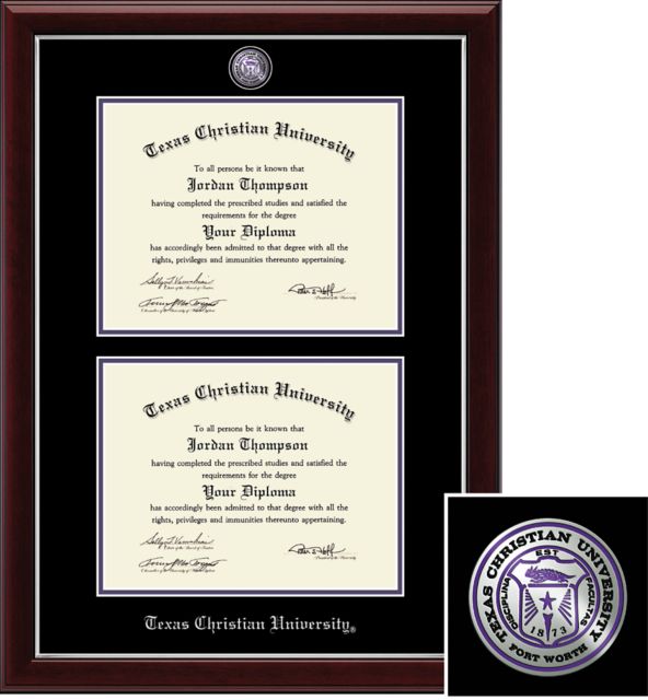 Church Hill Classics Double Document, 8.5x11, Bachelors, Masters, Diploma Frame - ONLINE ONLY