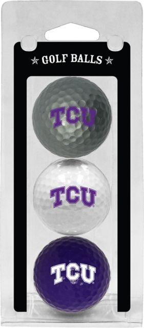 Texas Christian University Golf Balls 3-Count
