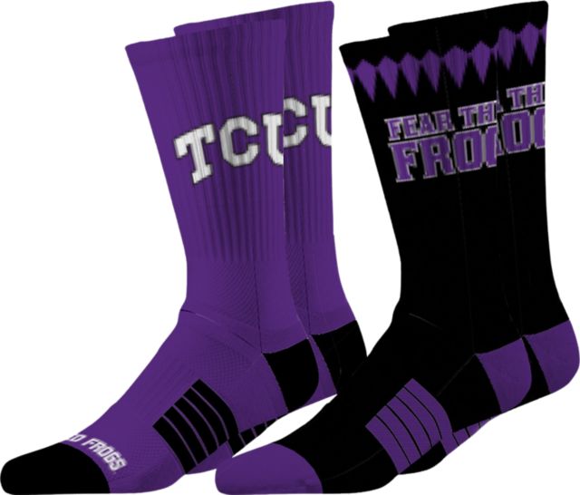 Texas Christian University Premier Socks - 2 Pack