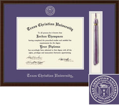 Texas Christian University 8.5'' x 11'' Diploma Frame