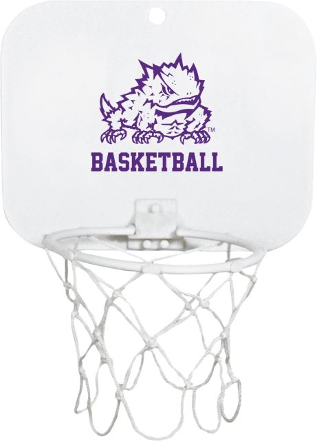 Texas Christian University 4 Ball & Basketball Hoop Set