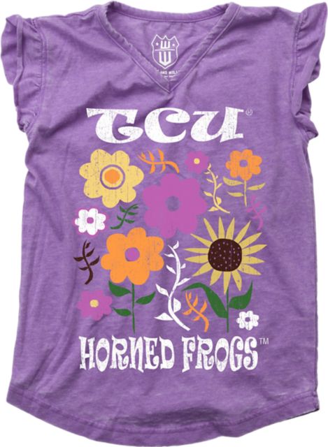 Texas Christian University Toddler Girl's Short Sleeve T-Shirt