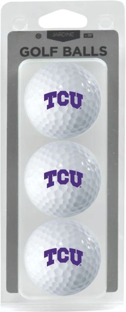 Texas Christian University 3 Pack Golf Balls