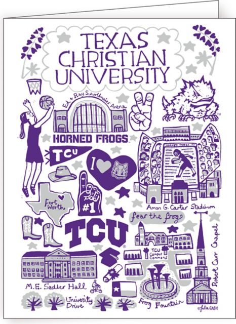 Texas Christian University 10 Pack Notecards