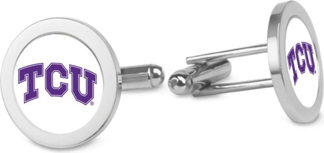 CSI Silver Cufflinks (Gift Boxed) With Colored Medallion - ONLINE ONLY