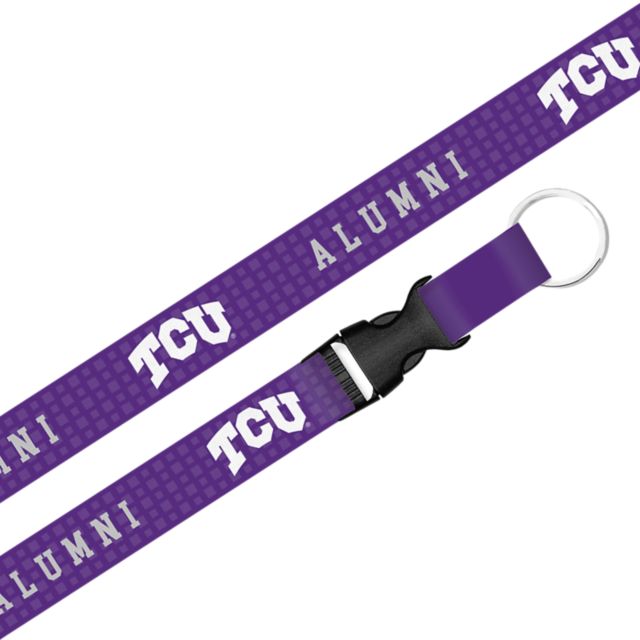 Texas Christian University Alumni Lanyard with Buckle