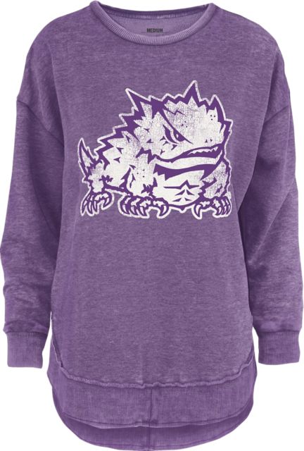 Texas Christian University Women's Poncho Crewneck Sweatshirt