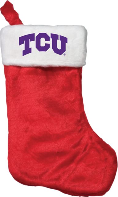 Texas Christian University Plush Stocking