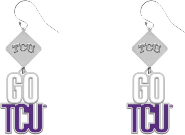 Texas Christian University Della Earrings