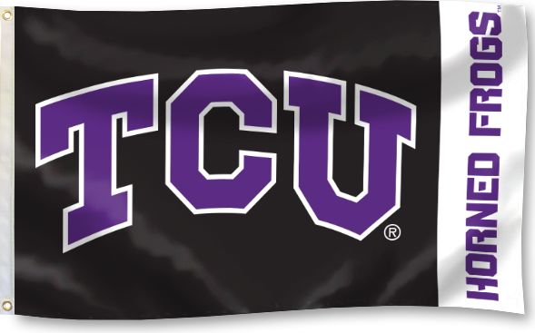 Texas Christian University 3'x5' Durawave Flag