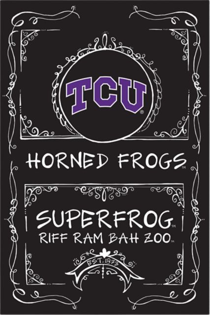 Texas Christian University Garden Flag