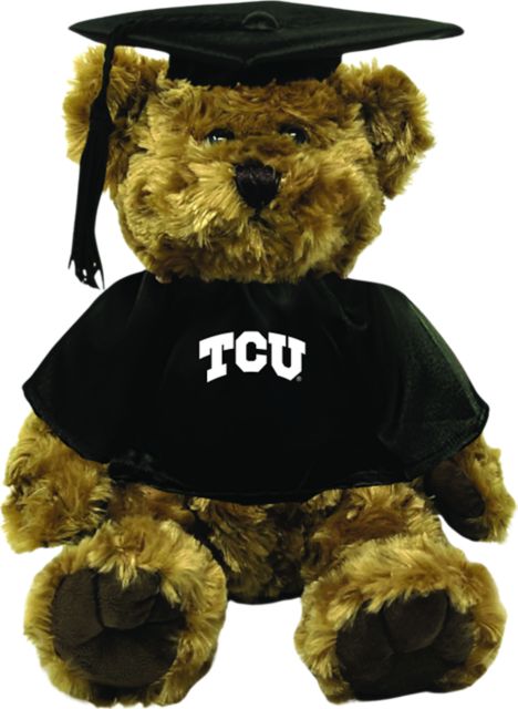 Texas Christian University Graduation Bear