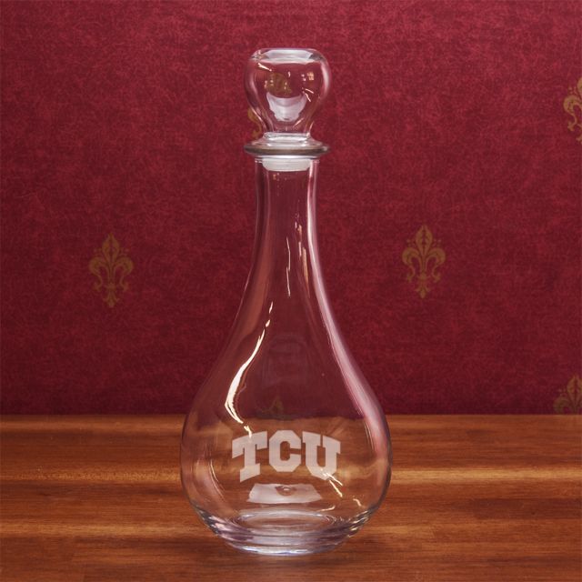 Texas Christian University 42 Oz. Decanter