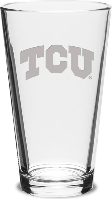 Texas Christian University 16 oz. Mixing Glass