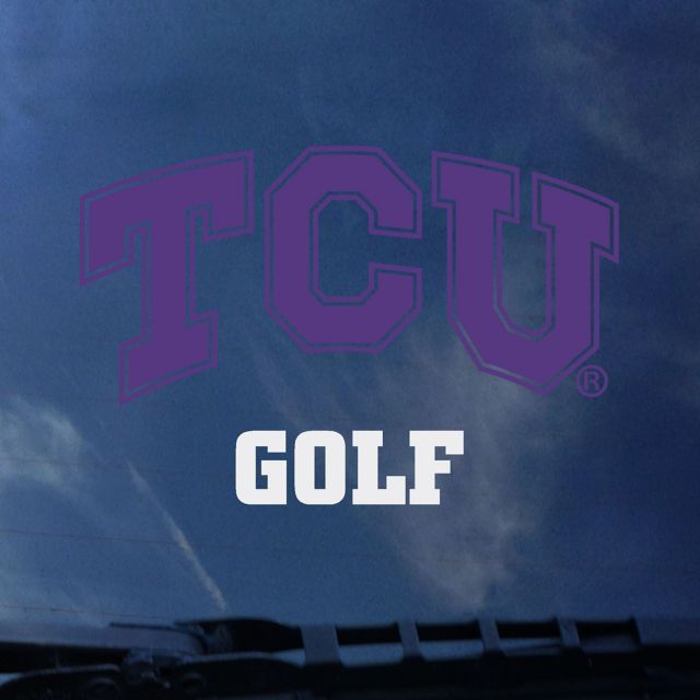 Texas Christian University Golf Decal