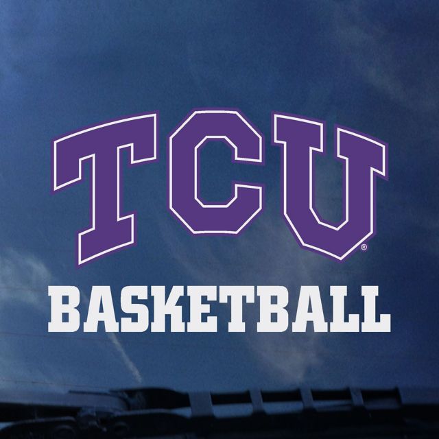 Texas Christian University Basketball Decal
