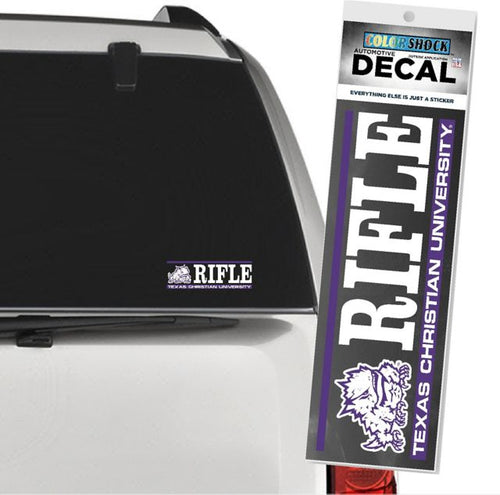 Texas Christian University Horned Frogs Rifle Decal