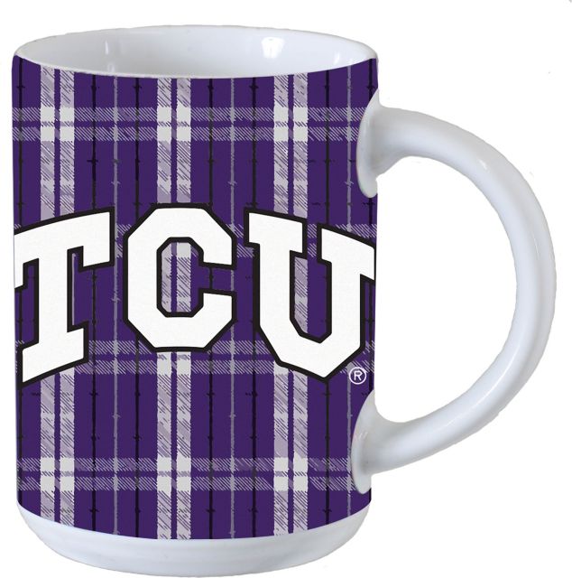 Texas Christian University Tartan El Grande Mug