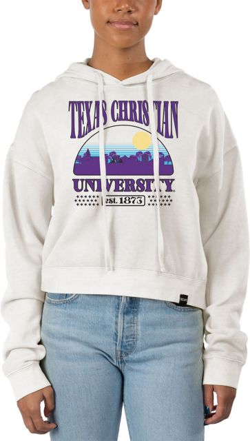 Texas Christian University Women's Cropped Hoodie