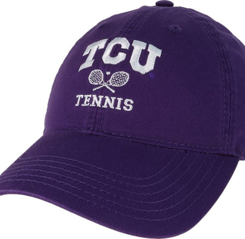 Texas Christian University Tennis Relaxed Adjustable Hat