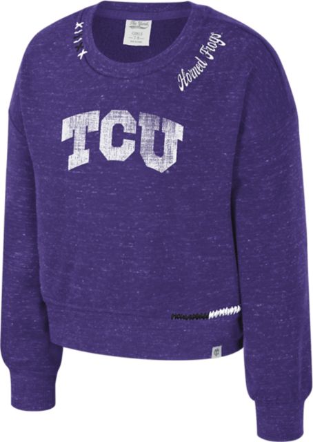 Texas Christian University Horned Frogs Girls Crewneck Sweatshirt