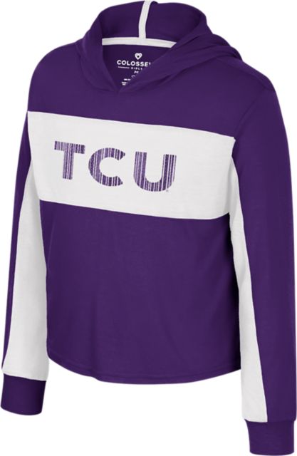 Texas Christian University Youth Girls Long Sleeve Hood