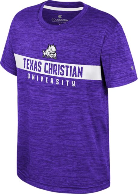 Texas Christian University Horned Frogs Youth Boy Cumulus Short Sleeve T-Shirt
