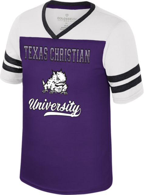 Texas Christian University Horned Frogs Youth Girls Bling Short Sleeve T-Shirt
