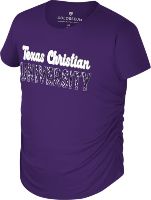 Texas Christian University Horned Frogs Youth Runched Short Sleeve T-Shirt