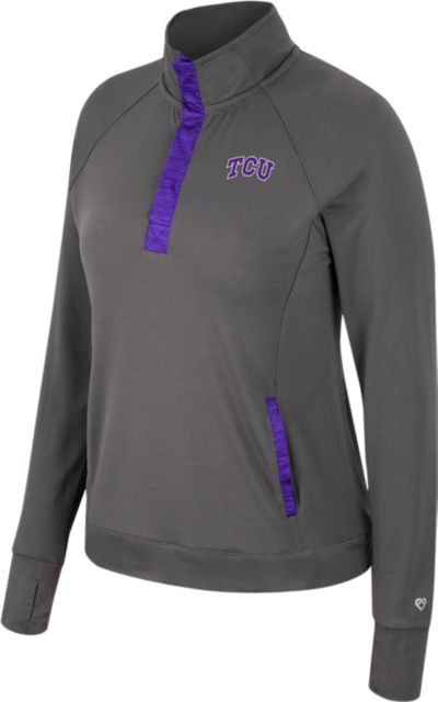 Texas Christian University Women's Horned Frogs 1/4 Snap Top