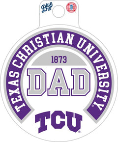 Texas Christian University Dad Sticker