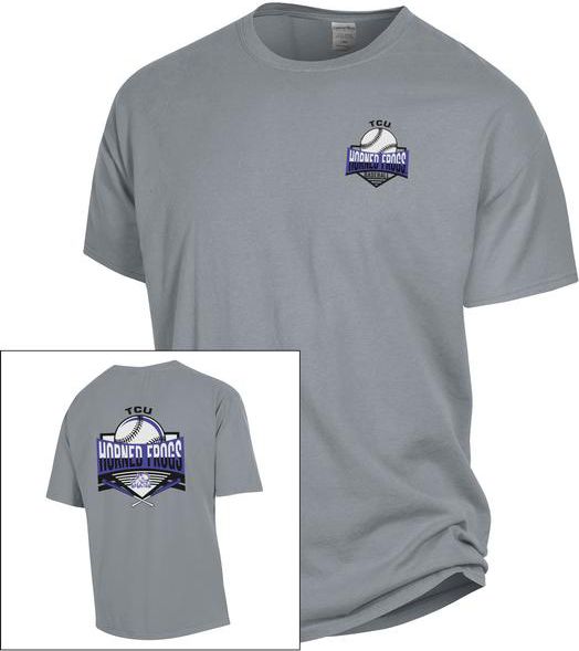 Texas Christian University Horned Frogs Baseball Short Sleeve T-Shirt