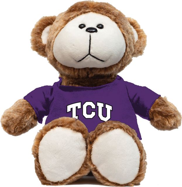 Texas Christian University 12'' Plush Copper Bear - ONLINE ONLY