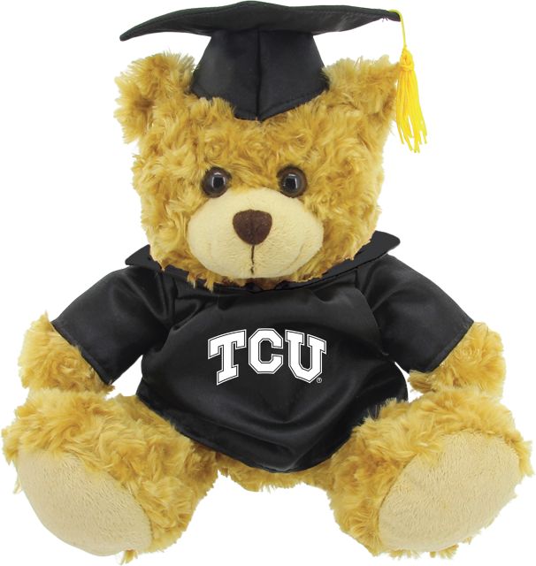 Texas Christian University 12'' Graduation Plush Bear - ONLINE ONLY