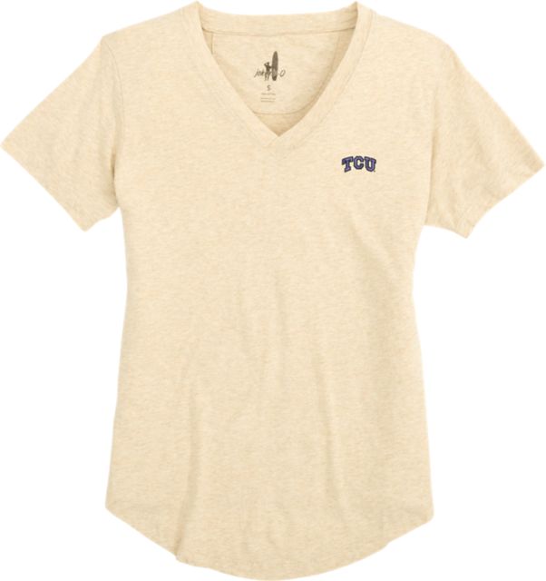 Texas Christian University Women's Meredith V-Neck Short Sleeve T-Shirt