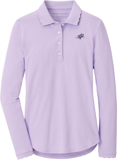 Texas Christian University Club Women's Long Sleeve Polo
