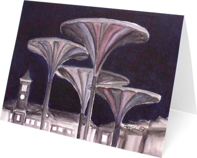 Notecard Set Fountain TCU