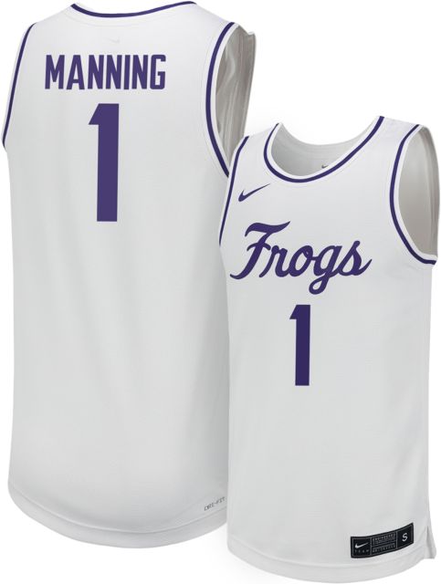 TCU Men's Basketball Replica Jersey #1 Isaiah Manning