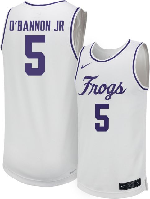 TCU Men's Basketball Replica Jersey #5 Charles O?Bannon Jr