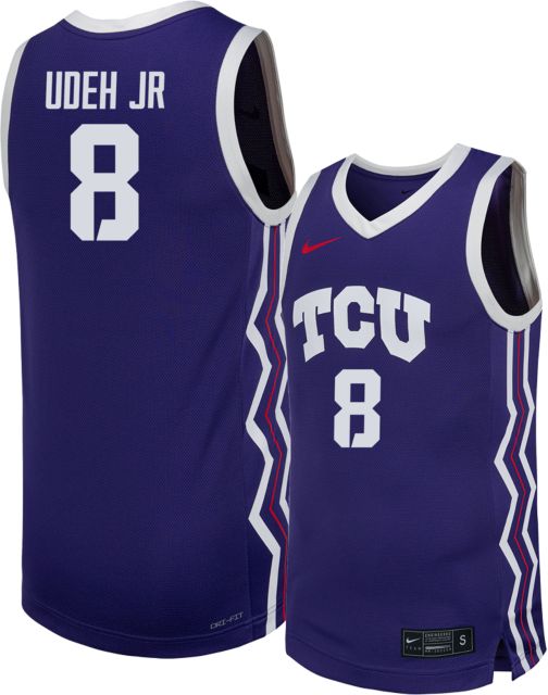 TCU Men's Basketball Replica Jersey #8 Ernest Udeh Jr